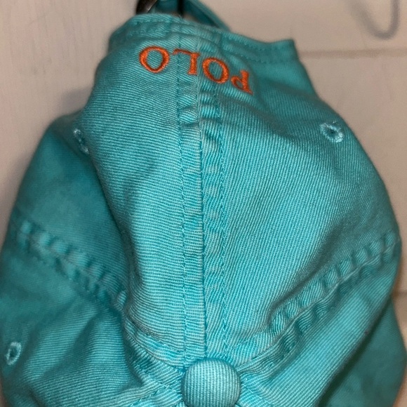 Ralph Lauren Blue and Orange Hat Classic Design - Picture 2 of 3